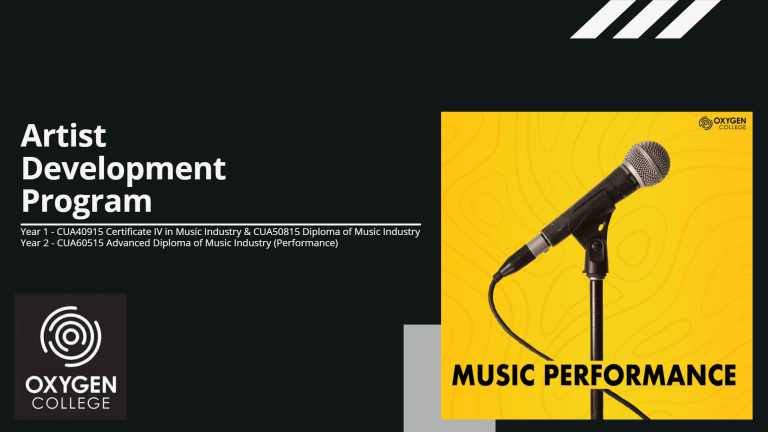 Music Performance Brochure Image